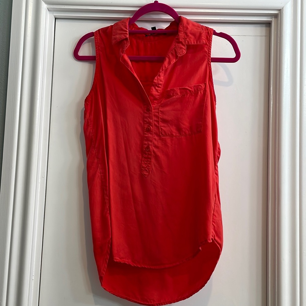 Velvet Heart Collared Tank Top